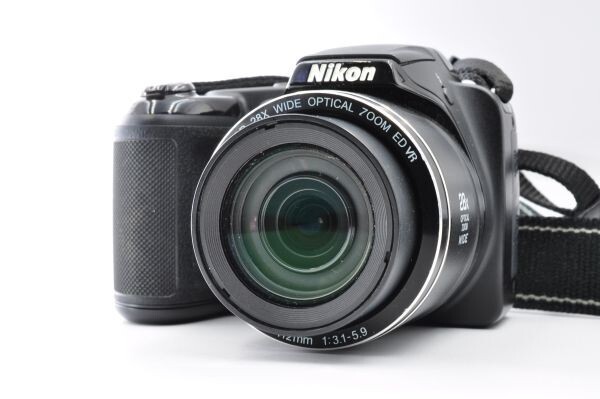 Nikon COOLPIX L340 ニコン デジカメ ブラック 動作品 美品 #aa0484