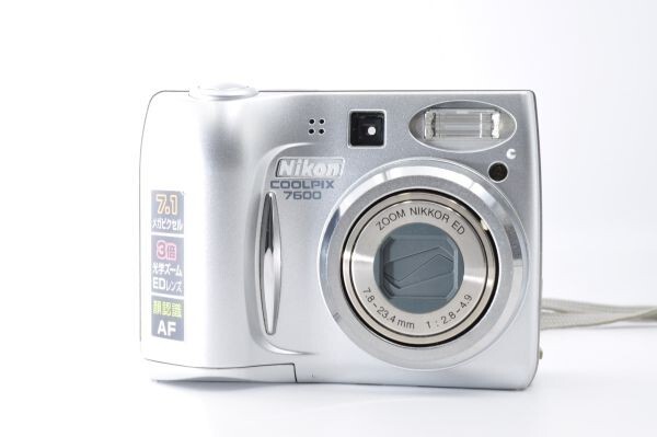 Nikon COOLPIX E7600 ニコン デジカメ シルバー 動作品 美品 #aa0487