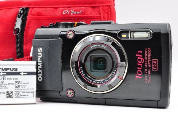 OLYMPUS Tough STYLUS TG-4 オリンパス デジカメ ブラック 良品 #aa0478