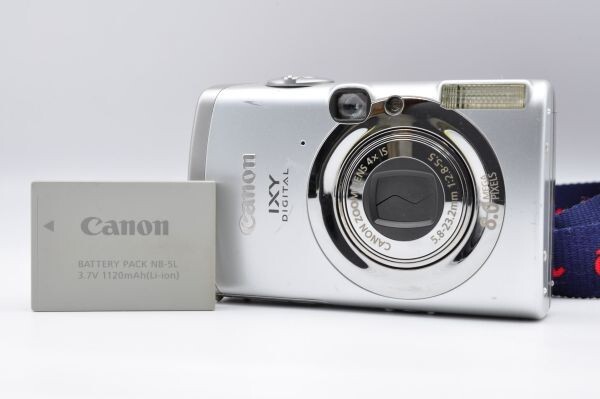 Canon IXY DIGITAL 810 IS キヤノン デジカメ シルバー 動作品 美品 #aa0486