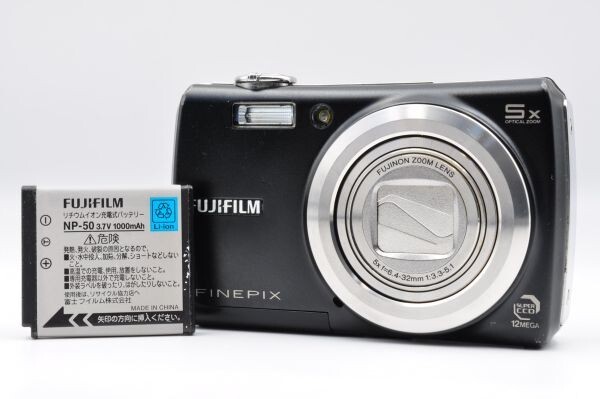 FUJIFILM FinePix F100fd 富士フイルム デジカメ ブラック 動作品 良品 #aa0477