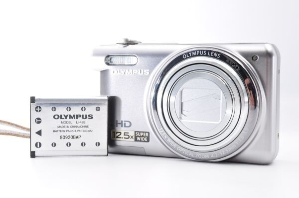 OLYMPUS VR-320 オリンパス デジカメ シルバー 動作品 美品 #aa0505