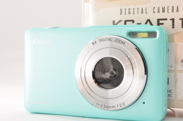 Kenko KC-AF11 ケンコー デジカメ スカイブルー 動作品 美品 #aa0117