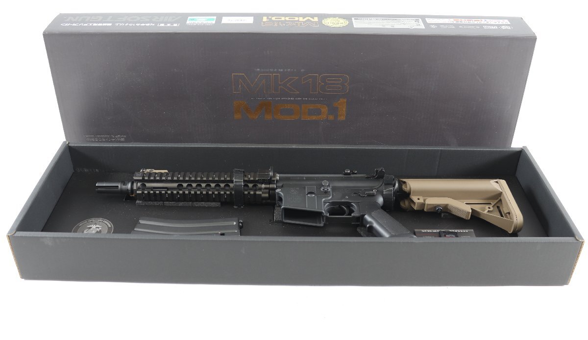 東京マルイ Mk18 Mod.1 次世代電動ガン モデルガン アサルトライフル サバイバルゲーム サバゲー ミリタリー 箱付き 動作未確認 6371-TH