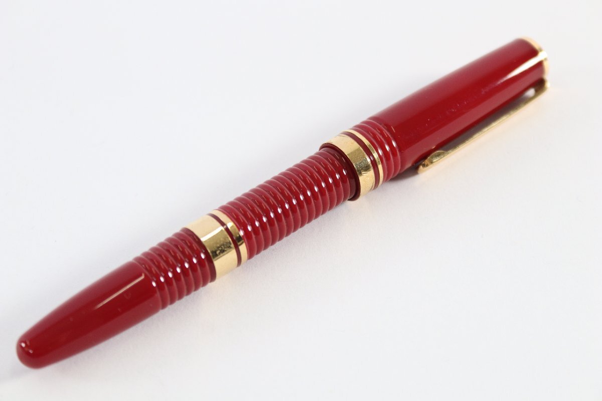 Platinum プラチナ 万年筆 #3776 ペン先 14K 刻印 レッドカラー 文具 文房具 筆記用具 6424-NT