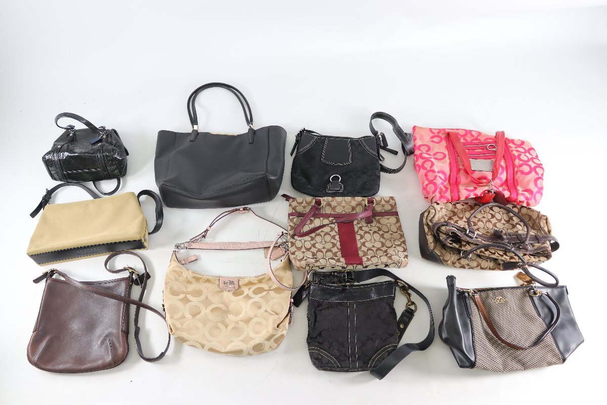 【11点】COACH コーチ 手持ち 肩掛け ハンド ショルダー トートバッグ 等 鞄 かばん メンズ レディース まとめ売り 6353-NT