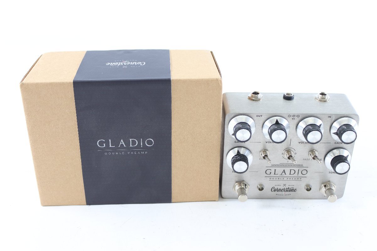 Cornerstone コーナーストーン GLADIO ダブル プリアンプ オーディオ機器 音響機器 箱付き 動作未確認 6302-RY