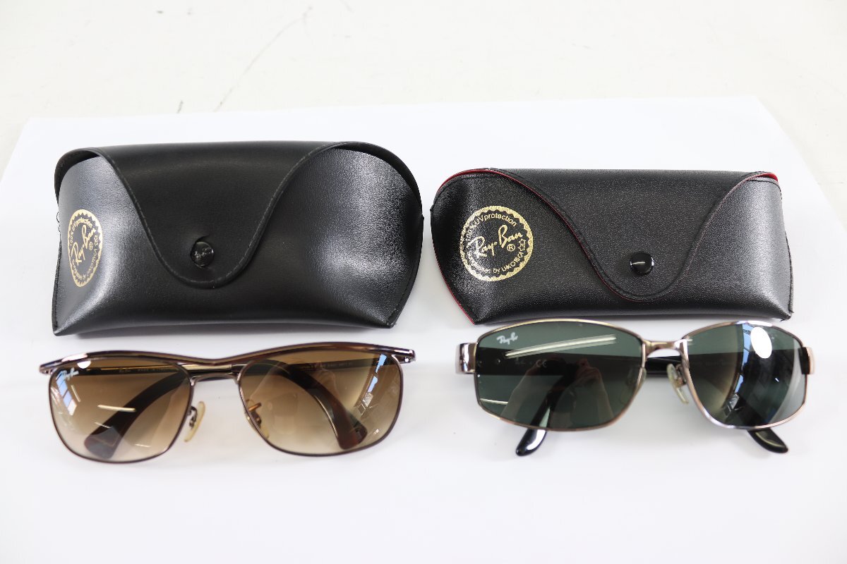 【2点】Ray-Ban レイバン サングラス アイウェア 眼鏡 メガネ ファッション小物 メンズ ケースつき 6361-KF