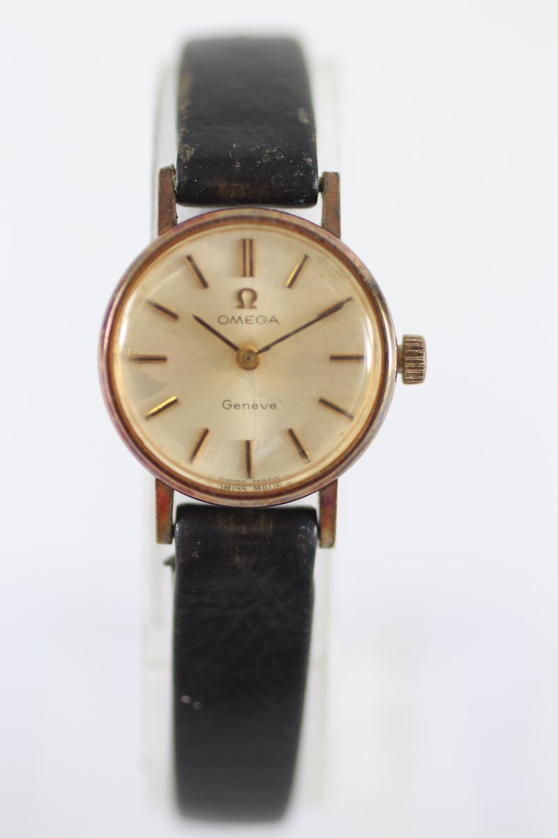【ジャンク品】OMEGA オメガ Geneve ジュネーブ cal.620 手巻き 腕時計 アンティーク ファッション小物 レディース 6292-RY