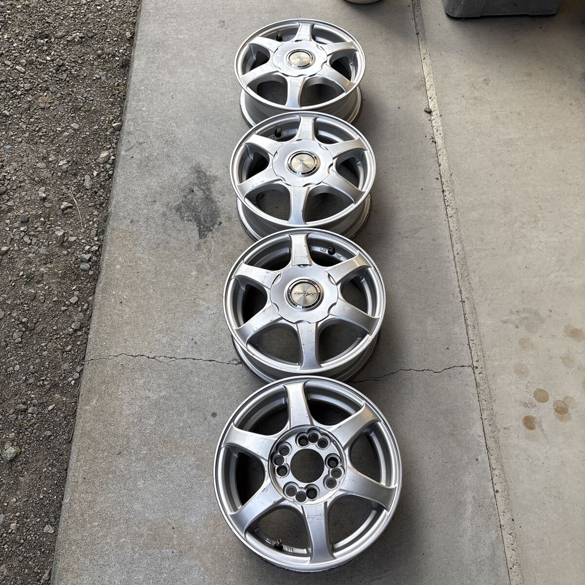 Abatis アルミホイール 13インチ 4.5J4本セット 軽自動車用