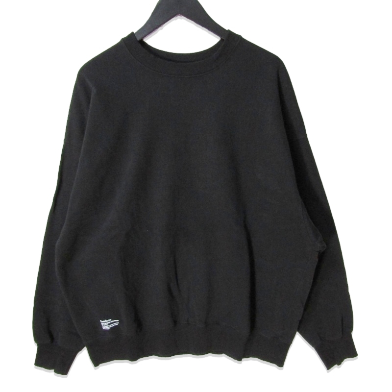 FreshService フレッシュサービス クルーネックスウェット FSC251-70160B LIGHT OZ CREW NECK SWEAT ブラック 黒 L 27114496