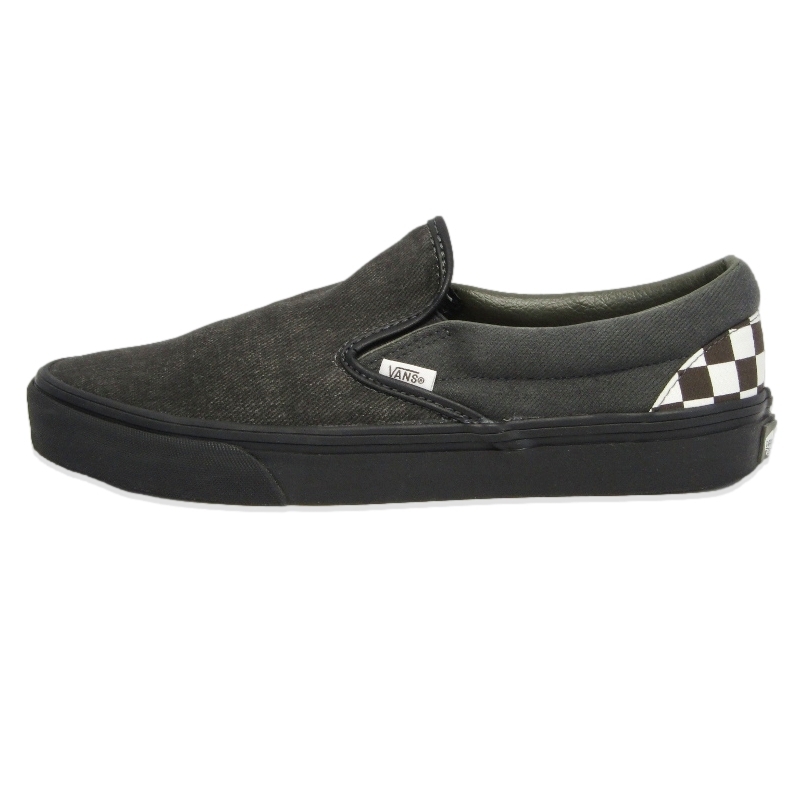 VANS × VAINL ARCHIVE バンズ 28cm CLASSIC SLIP-ON VN000BVZRUX ヴァイナル アーカイブ コラボ スリッポン SHADOW BLACK 18002348