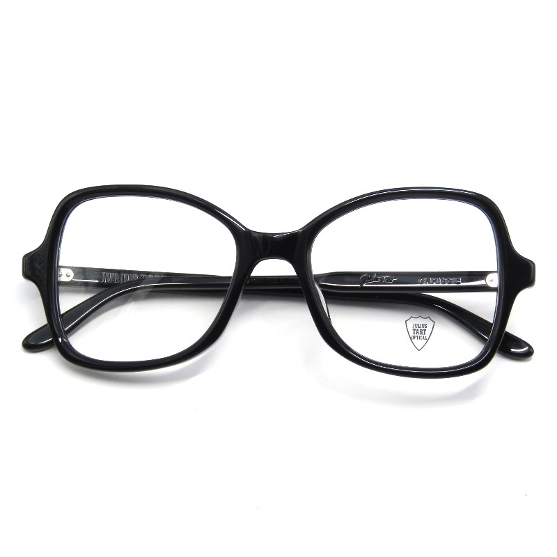 未使用 JULIUS TART OPTICAL ジュリアスタートオプティカル メガネフレーム CHRISSIE PL-039A 日本製 クリッシー BLACK 61006204