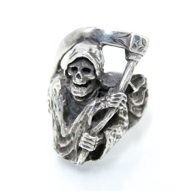 CRAZY PIG DESIGNS クレイジーピッグ リング GRIM REAPER RING LARGE グリムリーパー ラージ 死神 SV925 17号 28013188