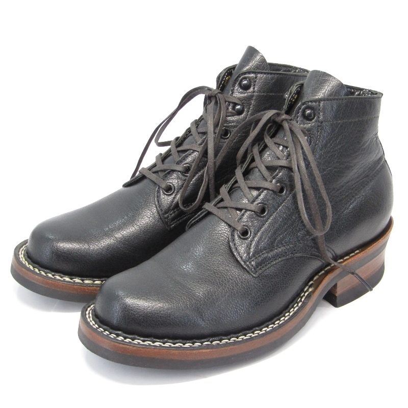 美品 WHITE'S BOOTS ホワイツ US6.5E 24.5cm セミドレス 2332LL-C ウォーターバッファロー ワークブーツ 2017年製 ブラック 黒 35005809