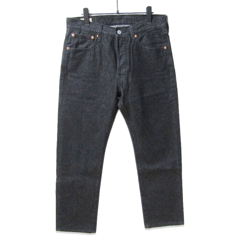 美品 Levis リーバイス デニムパンツ 501 005013654 PC9-00501-3654 ジーンズ ストレート セルビッチ ブラック 黒 31 27114604