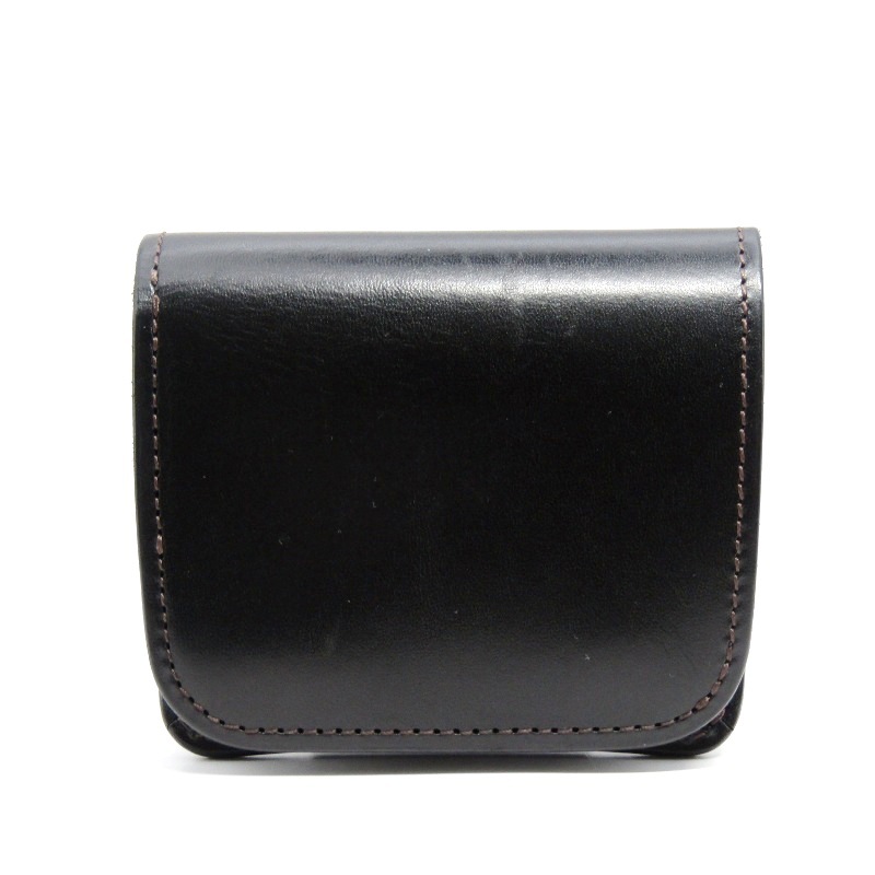 WILDSWANS ワイルドスワンズ 二つ折り財布 サドルプルアップ CASA カーサ ミニ財布 マシュア社 日本製 ブラック 黒 47000521