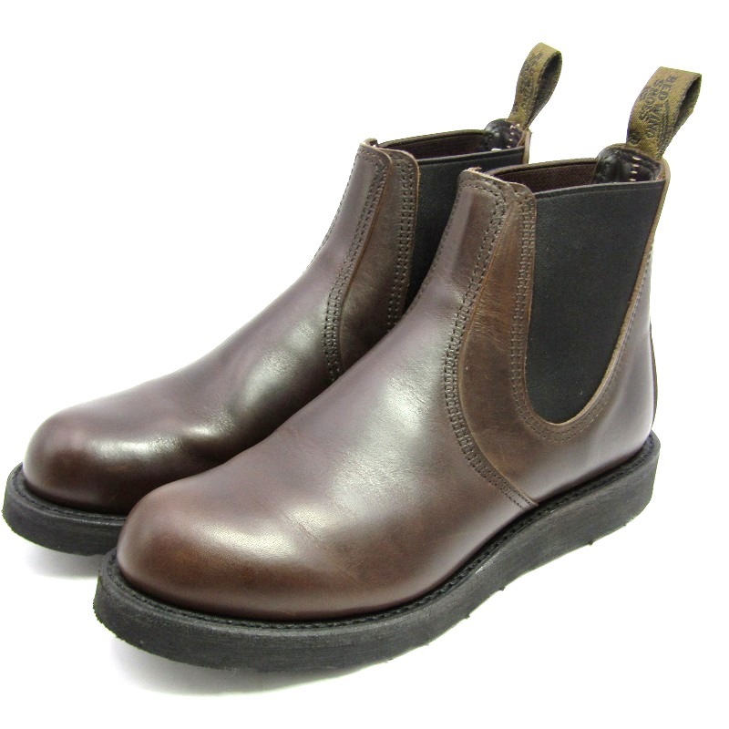 REDWING レッドウィング US7D 25cm クラシックチェルシー 3191 21年製 サイドゴア プレーントゥ ワークブーツ エボニーハーネス 35005850