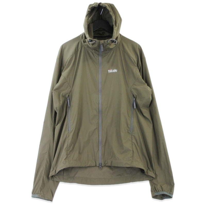 美品 tilak ティラック Tind Light Jacket ソフトシェルジャケット ナイロンジャケット sea turtle M 99001686