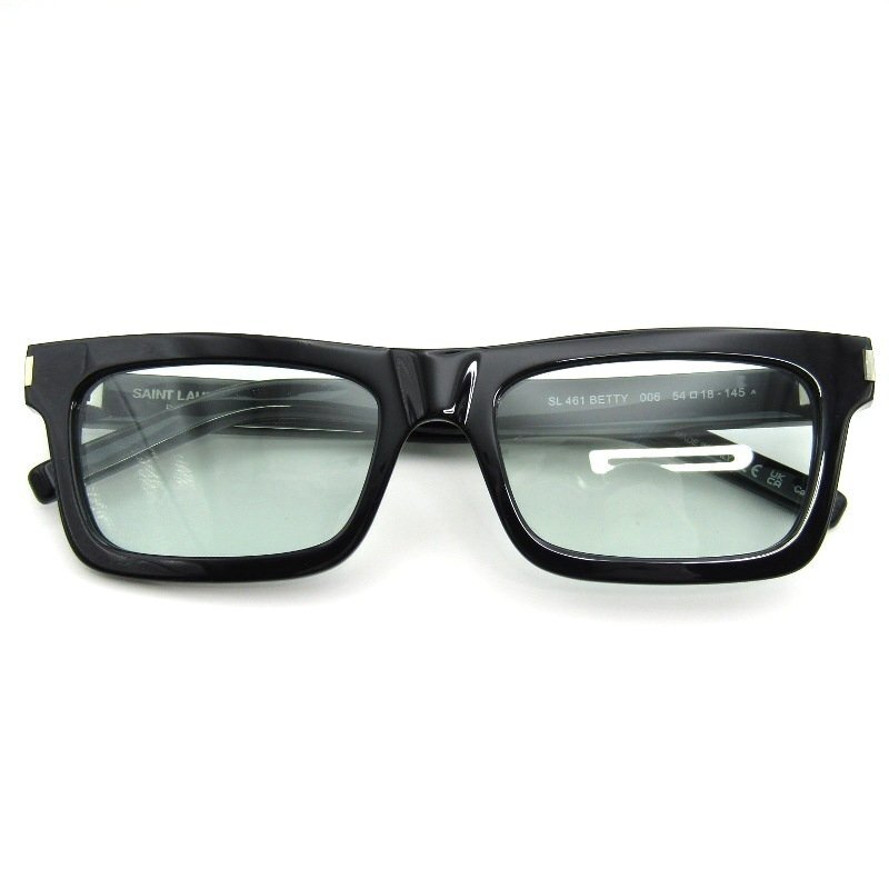 ￥1～ 未使用 SAINT LAURENT PARIS サンローラン サングラス SL461 BETTY イタリア製 006 ブラック 54000168