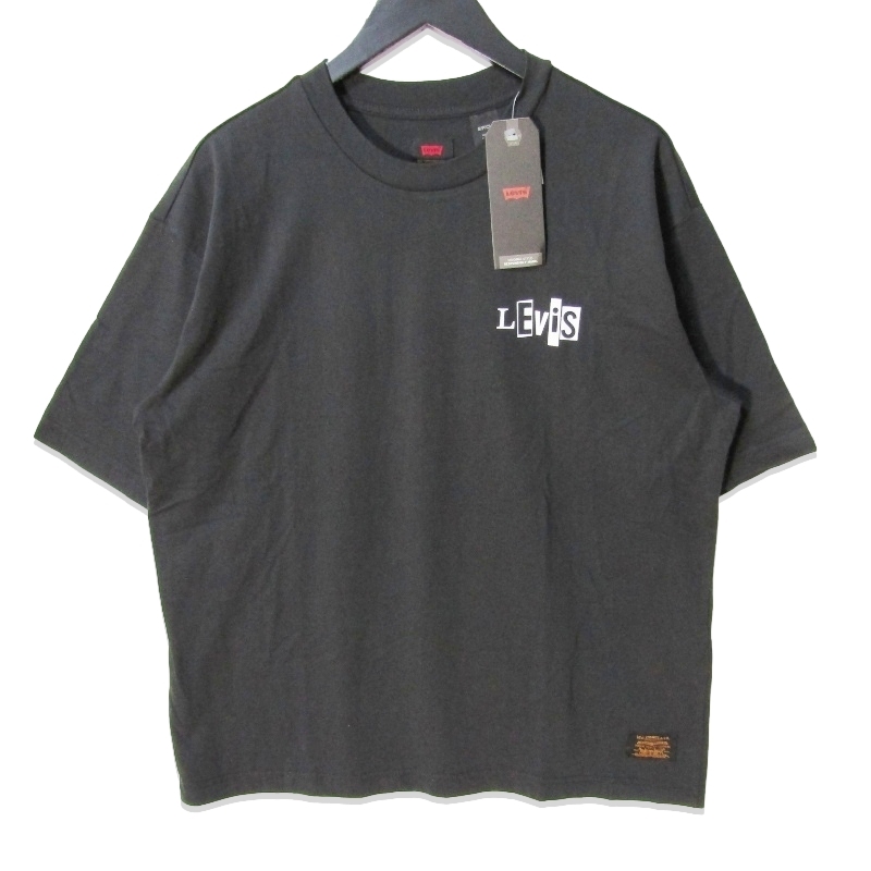 美品 Levi's リーバイス 半袖Tシャツ A1005-0000 Skate Graphic Box Tee ブラック 黒 M 27114684