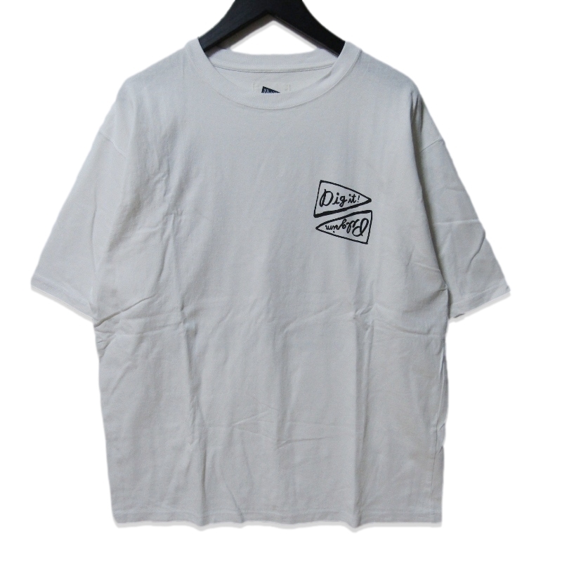 美品 Pilgrim Surf+Supply ピルグリムサーフサプライ 半袖Tシャツ Katsuo Design WGACA Tee 36-08-0259-458 ホワイト 白 L 27114670