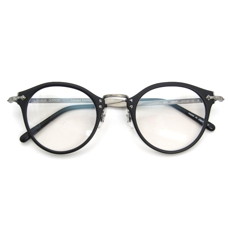 美品 OLIVER PEOPLES オリバーピープルズ OP-505 Limited Edition 雅 日本製 MBKP マットブラック/ピューター 54001418
