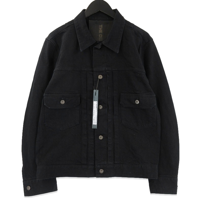 未使用 ISAMU KATAYAMA BACKLASH バックラッシュ THE DENIM 2nd Type Denim Jacket D-704W-BK デニムジャケット ブラック 黒 M 71016624