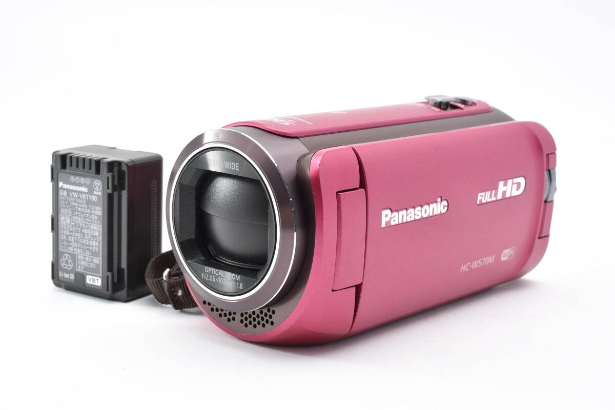 ★美品★パナソニック Panasonic HC-W570M ピンク★ W0716＃5582
