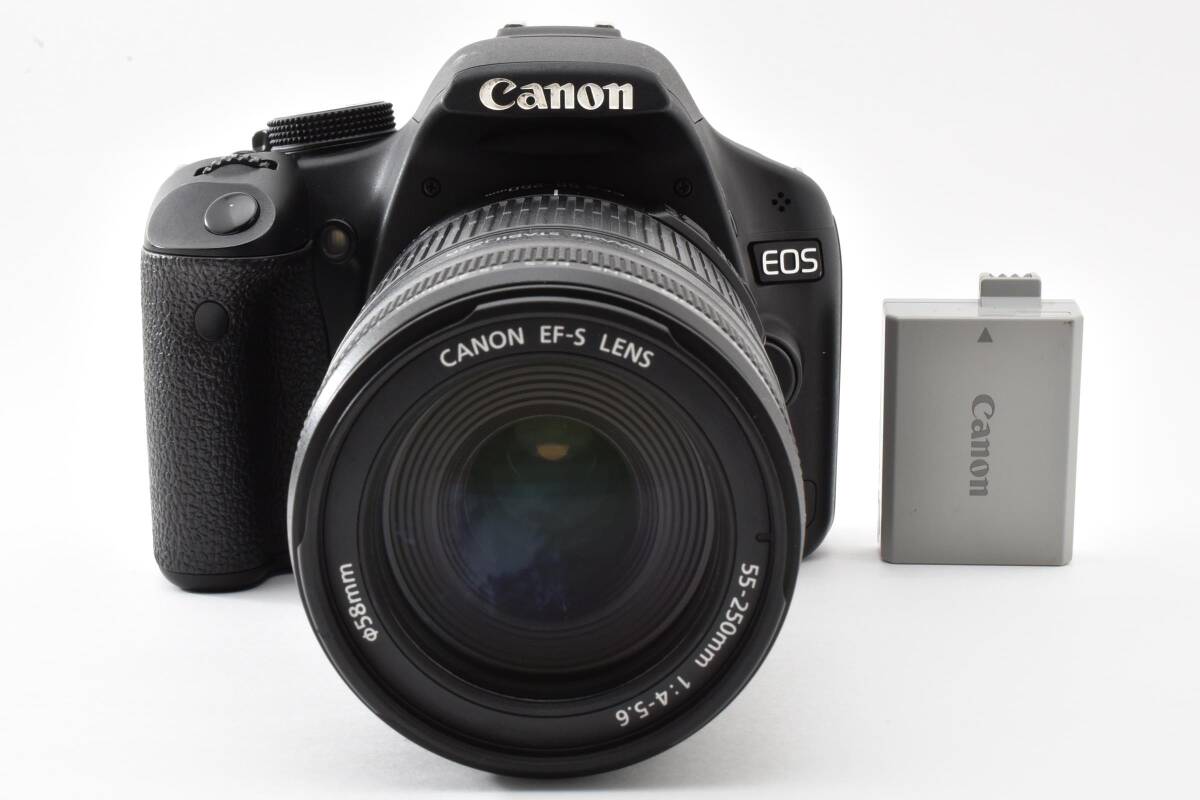 ★良品★キヤノン Canon EOS Kiss X3 EF-S 55-250mm F4-5.6　《ショット数11,579回》★ W0870＃5618