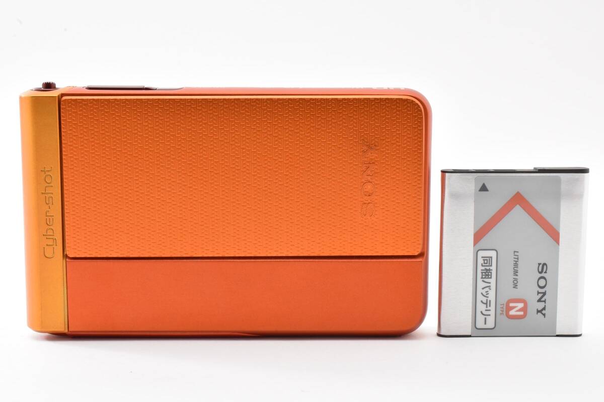 ★美品★ソニー Sony Cyber-Shot DSC-TX30 オレンジ★ W0865＃5628
