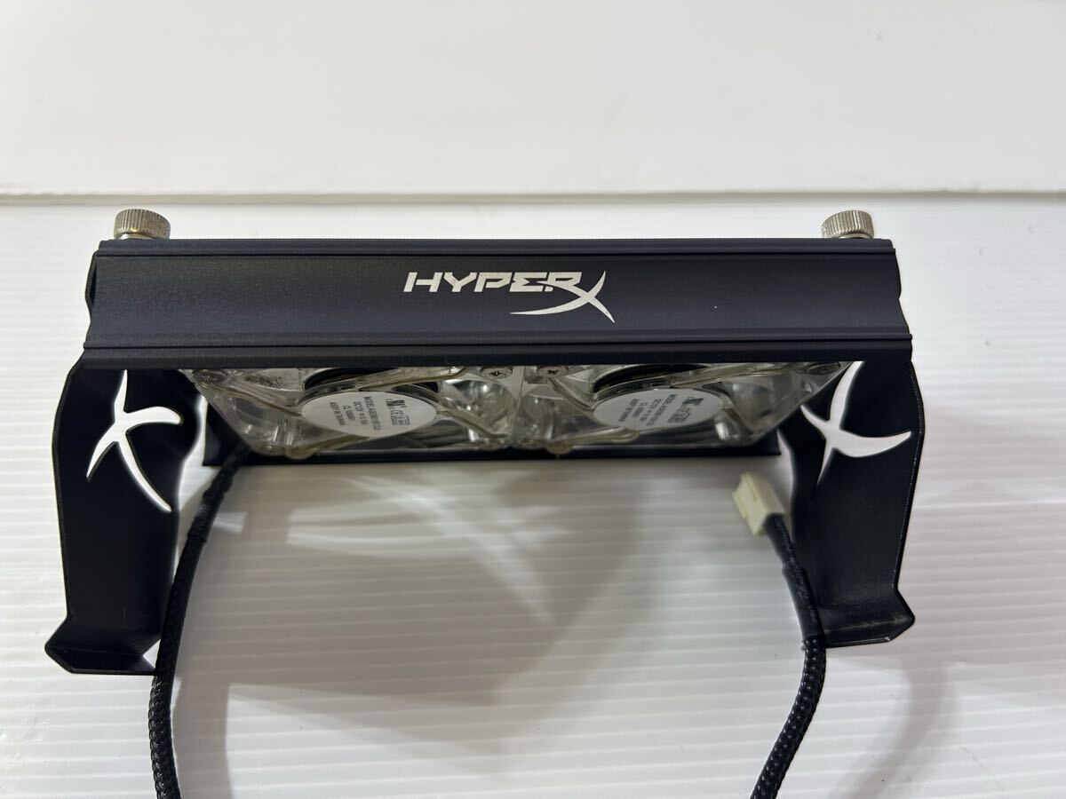 HyperX メモリクーラー RAMクーラー 2連ファン PCパーツ 冷却ファン 自作PC 中古 完動品