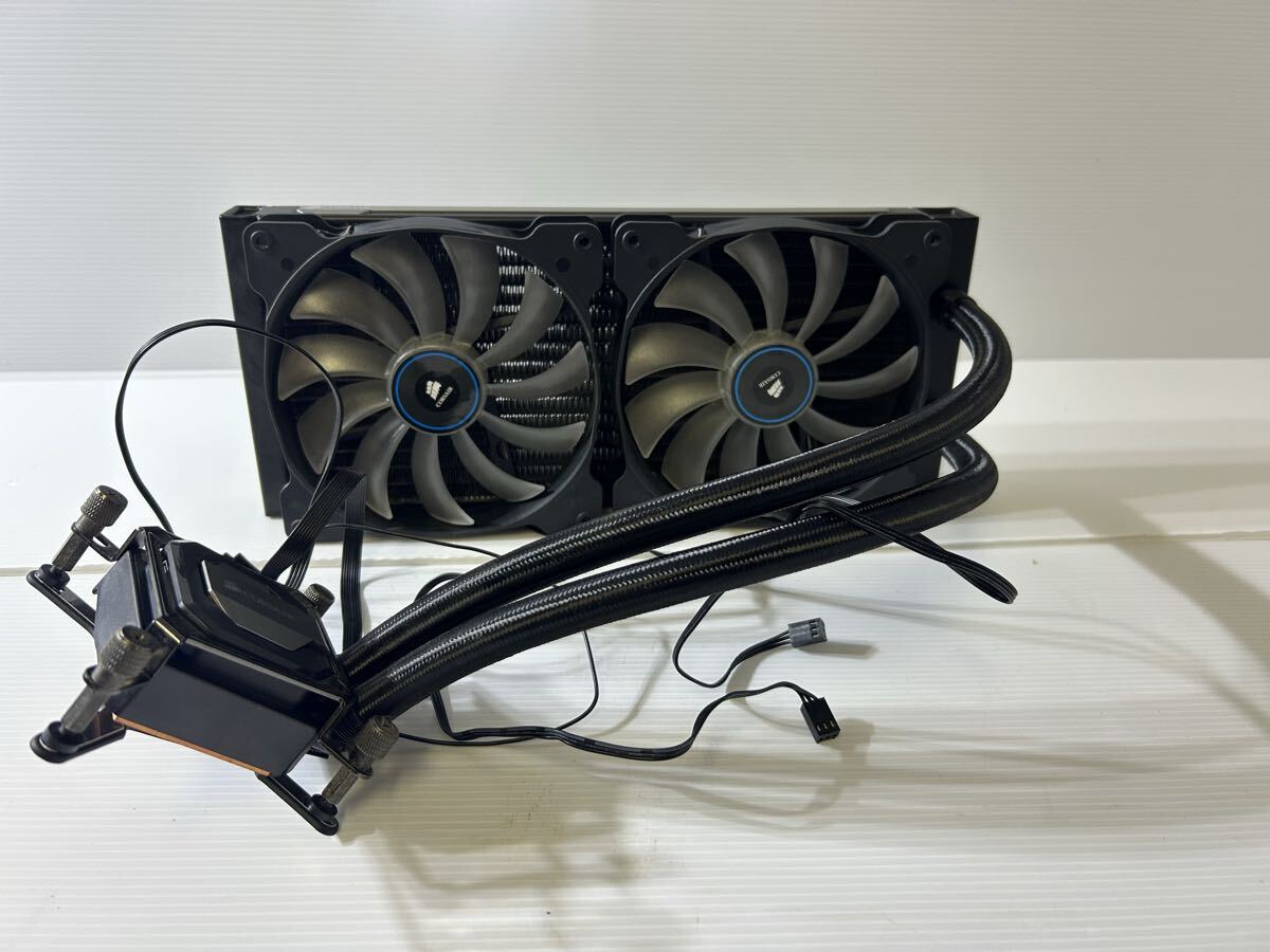 CORSAIR コルセア CPU水冷クーラー 280mm ラジエーター デュアルファン 水冷CPUクーラー ジャンク 完動品