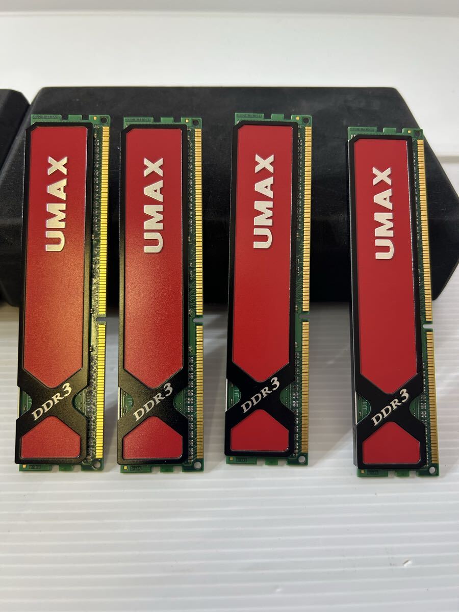 UMAX Cetus DCDDR3-8GB-1600 DDR3-1600 4GB×4枚 16GB デスクトップPC用メモリ PC3-12800 完動品
