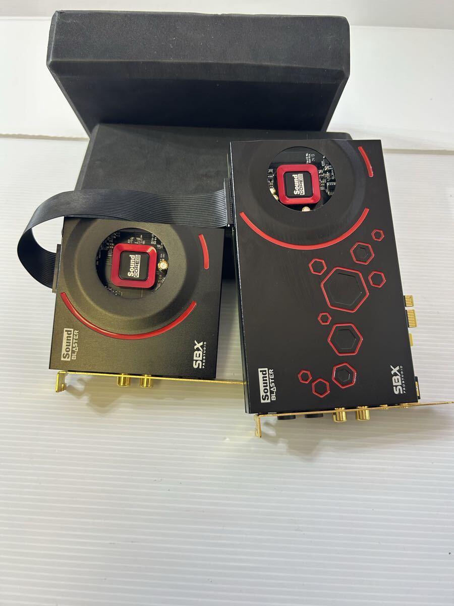 Creative Sound Blaster ZxR SB1510 サウンドカード PCI Express SBX Pro Studio ドーターボード付き PCパーツ 完動品