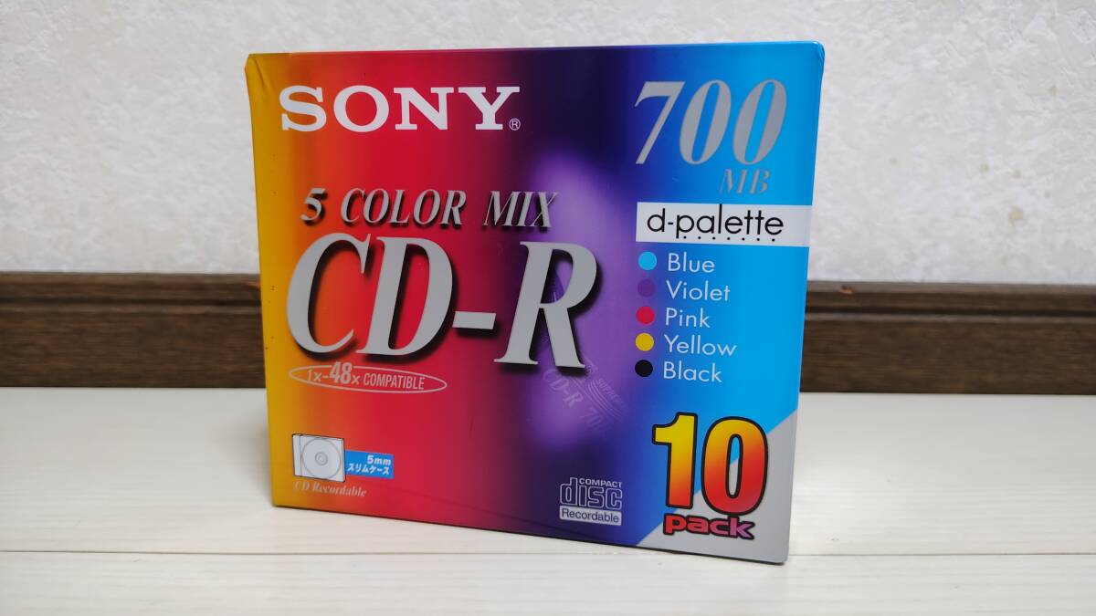 日本製☆未使用/未開封品★SONY 太陽誘電 TAIYOYUDEN OEM CD-R 700MB 80分 10枚組 10CDQ80EXS データ/音楽/録音/Audio 土日祝も発送可◎