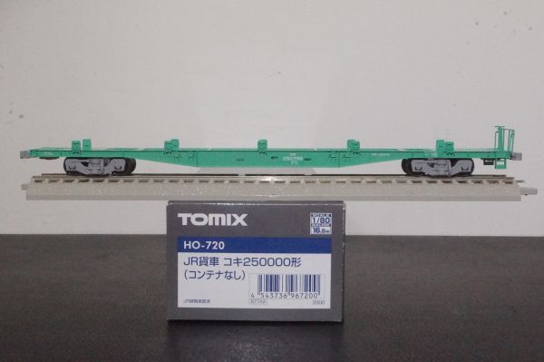TOMIX JR貨車 コキ250000形 コンテナなし HO-720