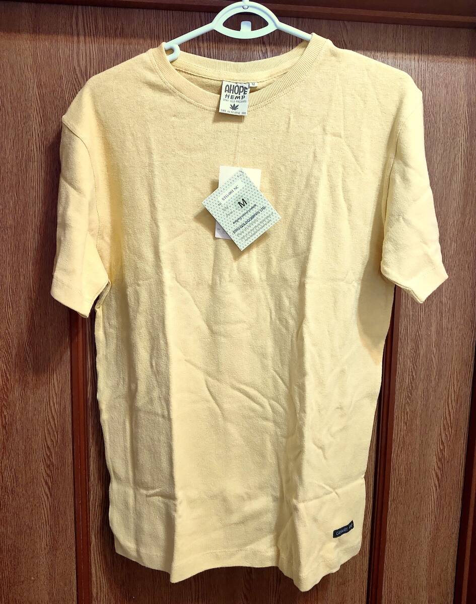 A HOPE HEMP ア ホープヘンプ レギュラー ショートスリーブ ヘンプ Tシャツ 半袖 Mサイズ カラー BREAD ブレッド 未使用 オーツ