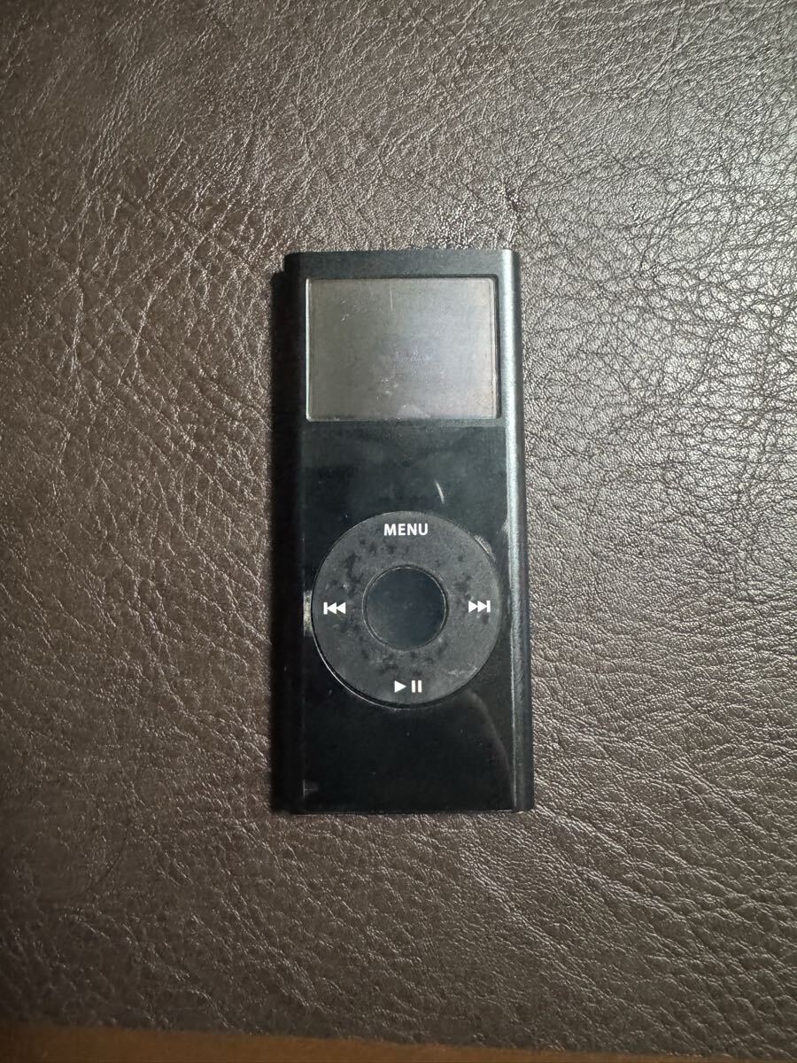 Apple iPod nano(第二世代、モデルナンバーA1199) ブラック 8G ジャンク品