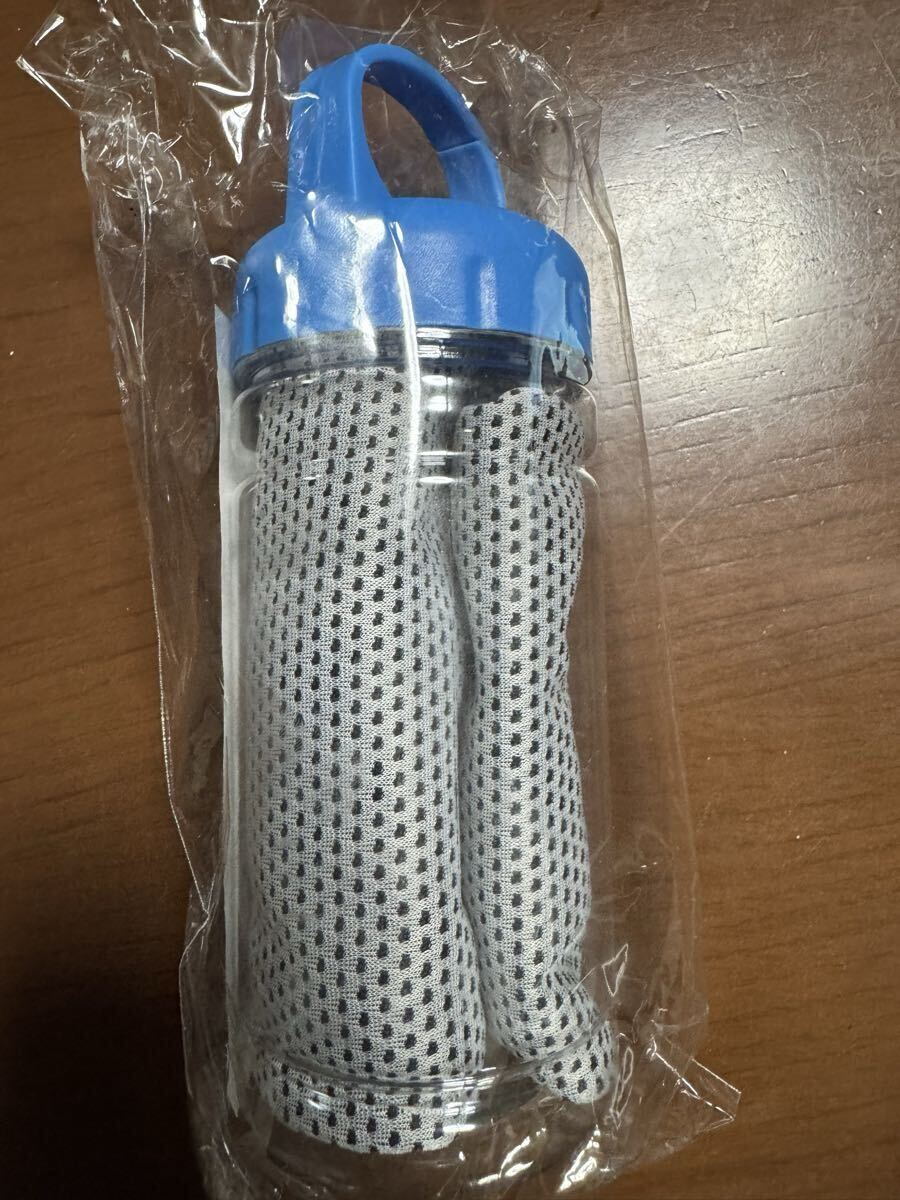 冷感タオル ボトル入り ブルー 持ち運び用ケース付き