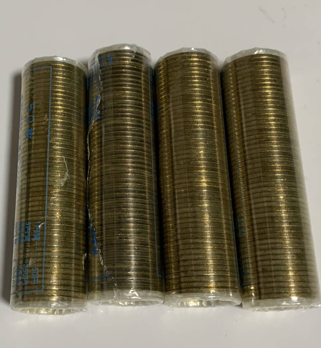 平成７年　5円硬貨　ロール　　４本