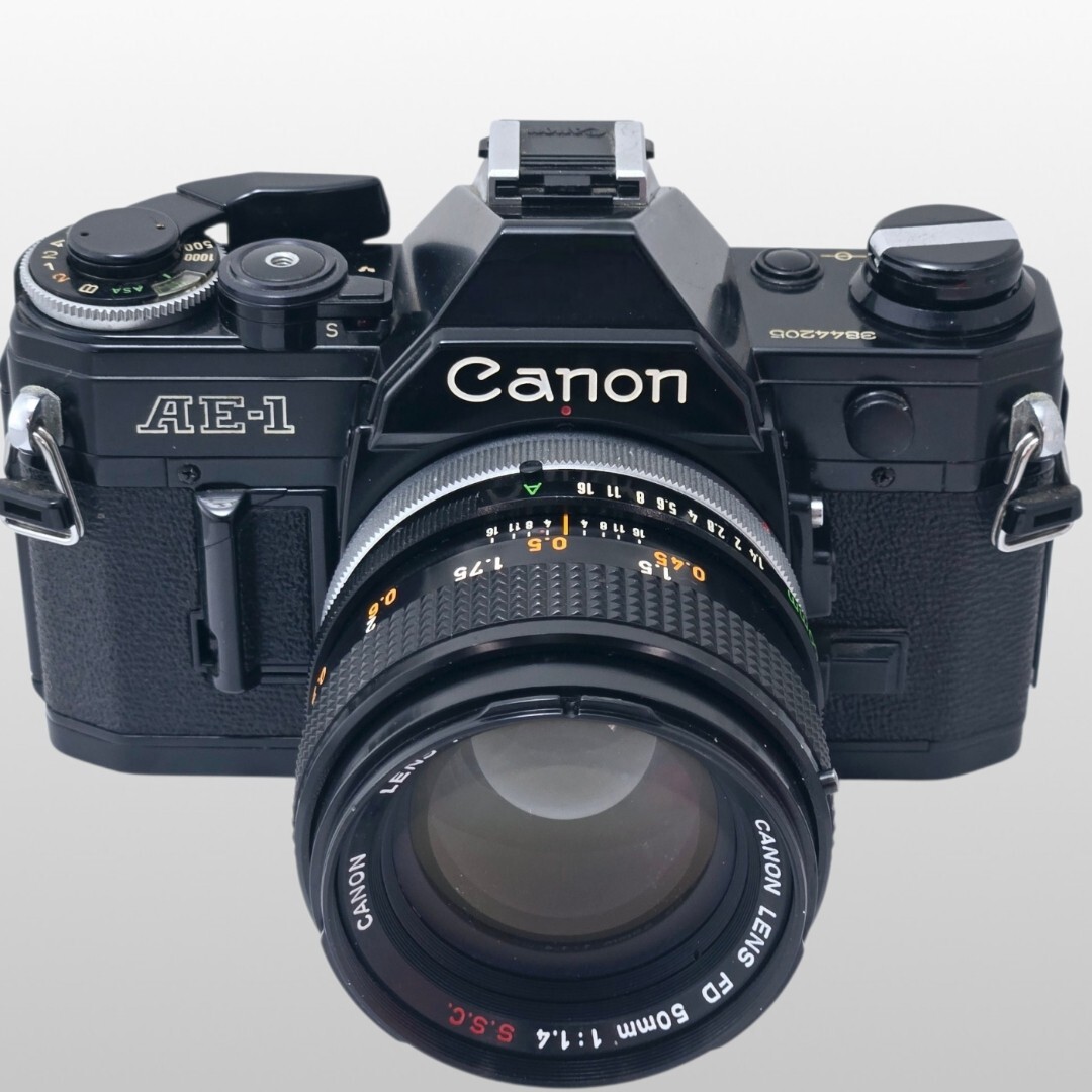 【整備済/保証付】Canon AE-1 FD 50mm F1.4 S.S.C. ボディ レンズセット フィルム一眼 film camera #22387#22384