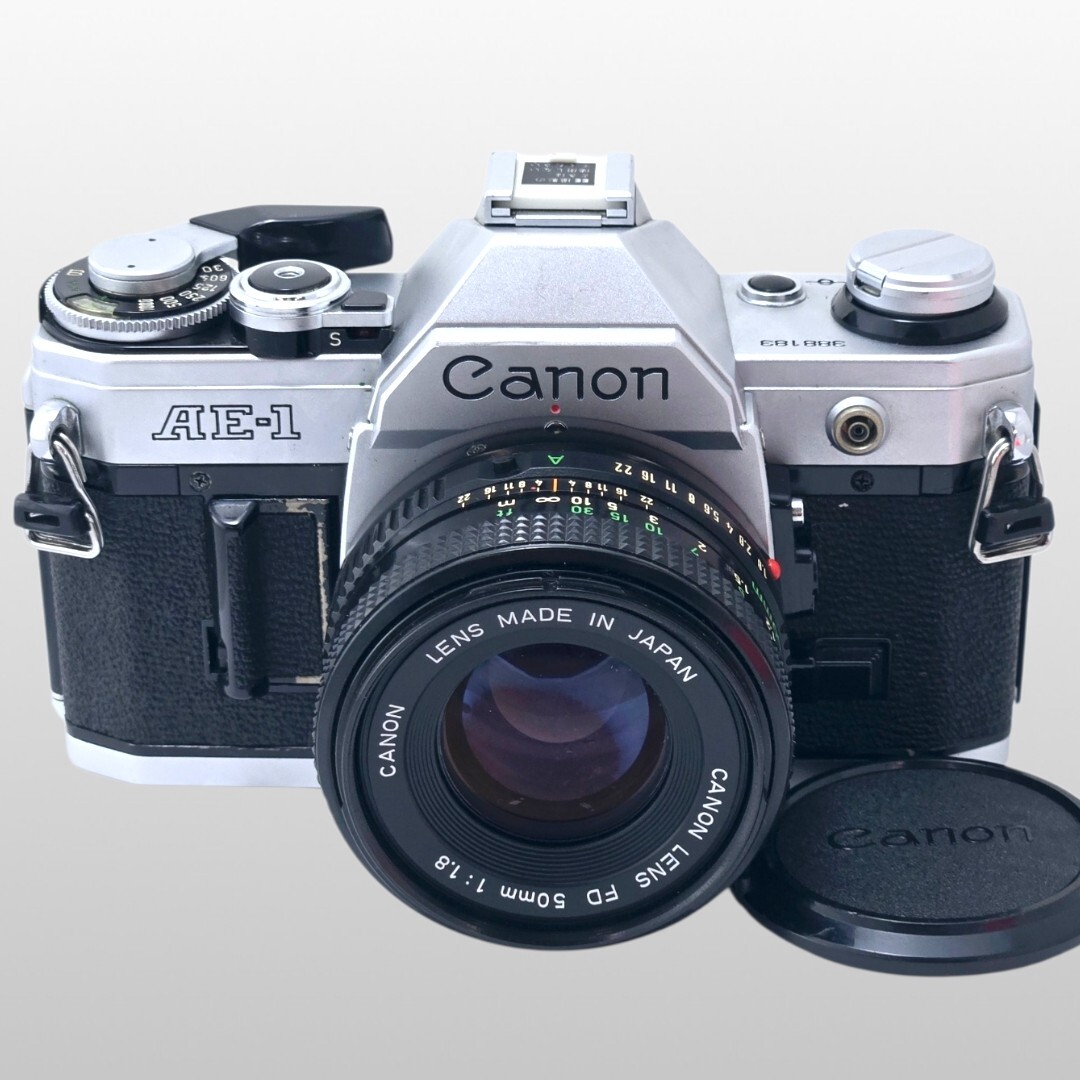 【整備済/保証付】Canon AE-1 NEW FD 50mm F1.8 ボディ レンズセット フィルム一眼 film camera LENS #22353#22298