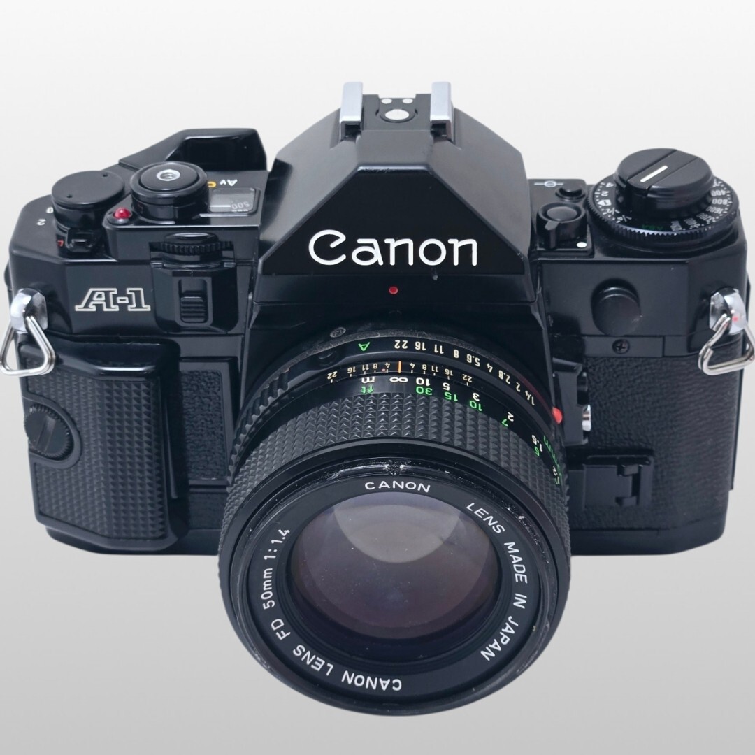 【整備済/保証付】CANON A-1 NEW FD 50mm F1.4 ボディ レンズセット フィルム一眼 film camera LENS #22385#22388
