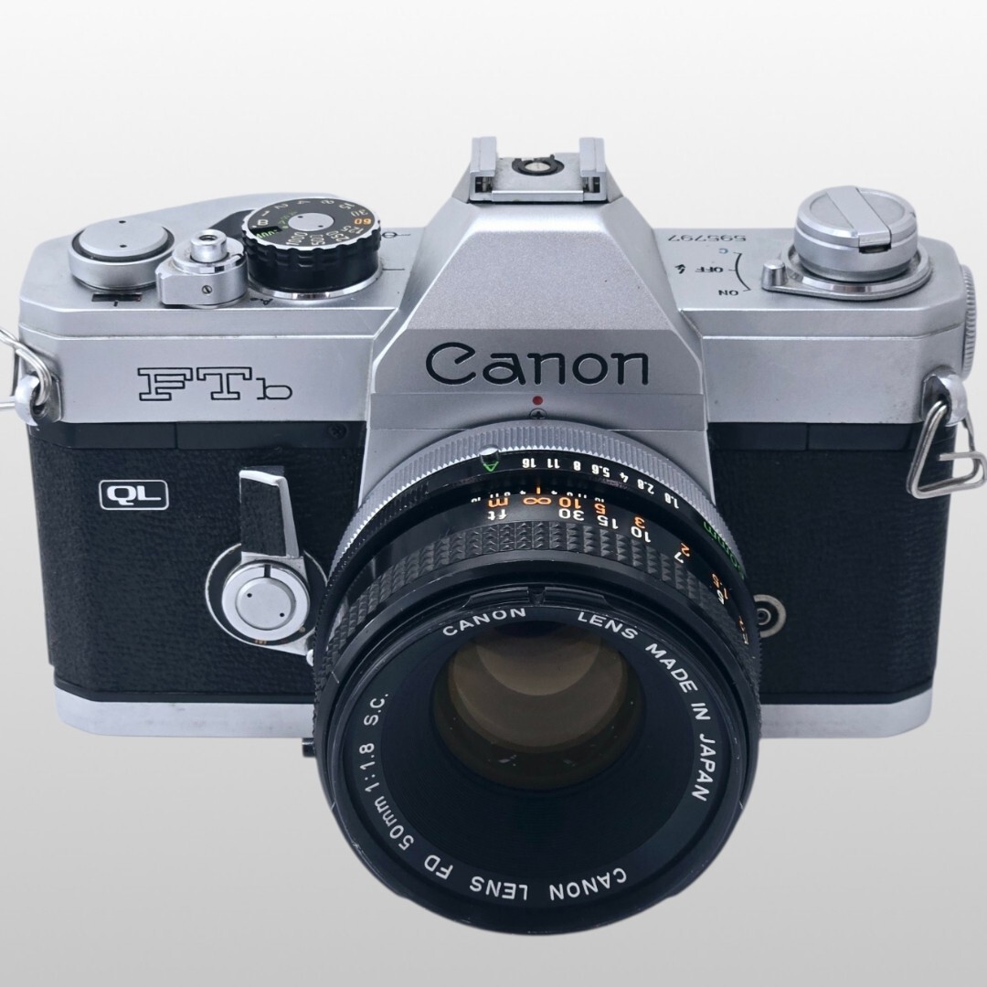【整備済/保証付】Canon FTb FD 50mm F1.8 S.C. ボディ レンズセット フィルム一眼 film camera #22277#22382