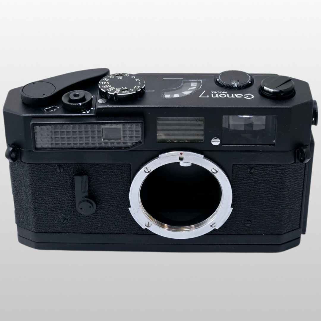 【整備済/保証付】キャノン Canon Model 7 ブラック レンジファインダー フィルムカメラ ボディ LTM L39 Repaint Camera film #860819