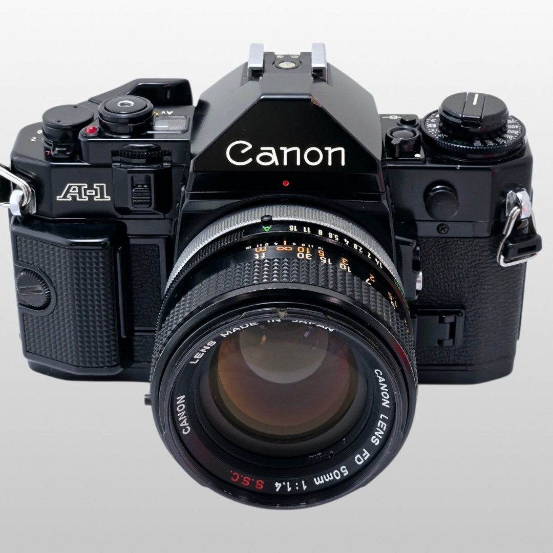 【整備済/保証付】CANON A-1 FD 50mm F1.4 S.S.C. ボディ レンズセット フィルム一眼 film camera LENS #22383