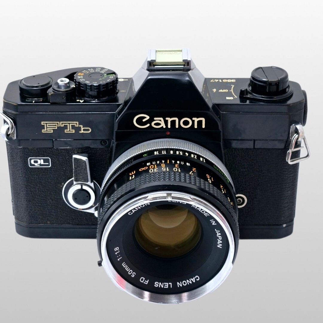 【整備済/保証付】Canon FTb FD 50mm F1.8 ボディ レンズセット フィルム一眼 film camera #22447#22448