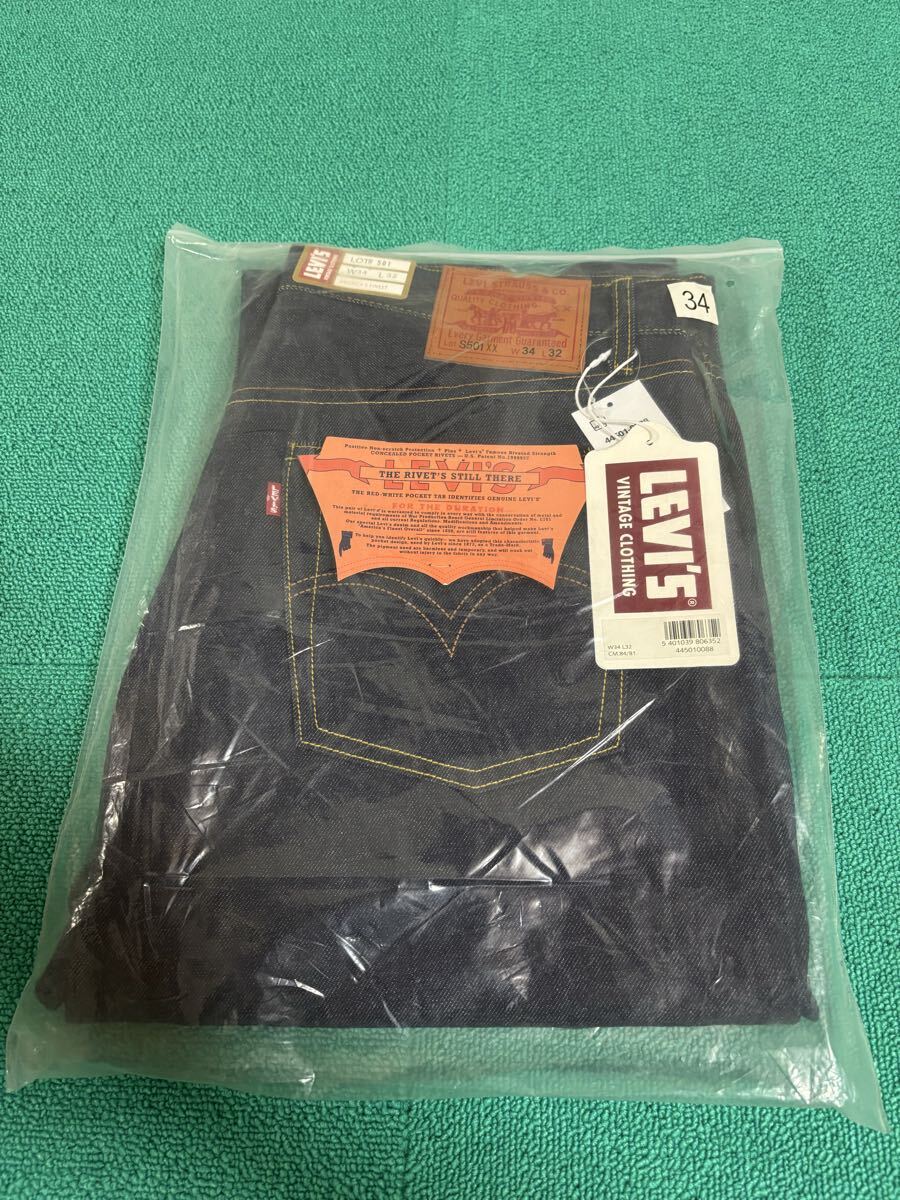 新品　大戦モデル　日本製　S501XX 501XX LVC LEVI S W34 赤耳　BIGE