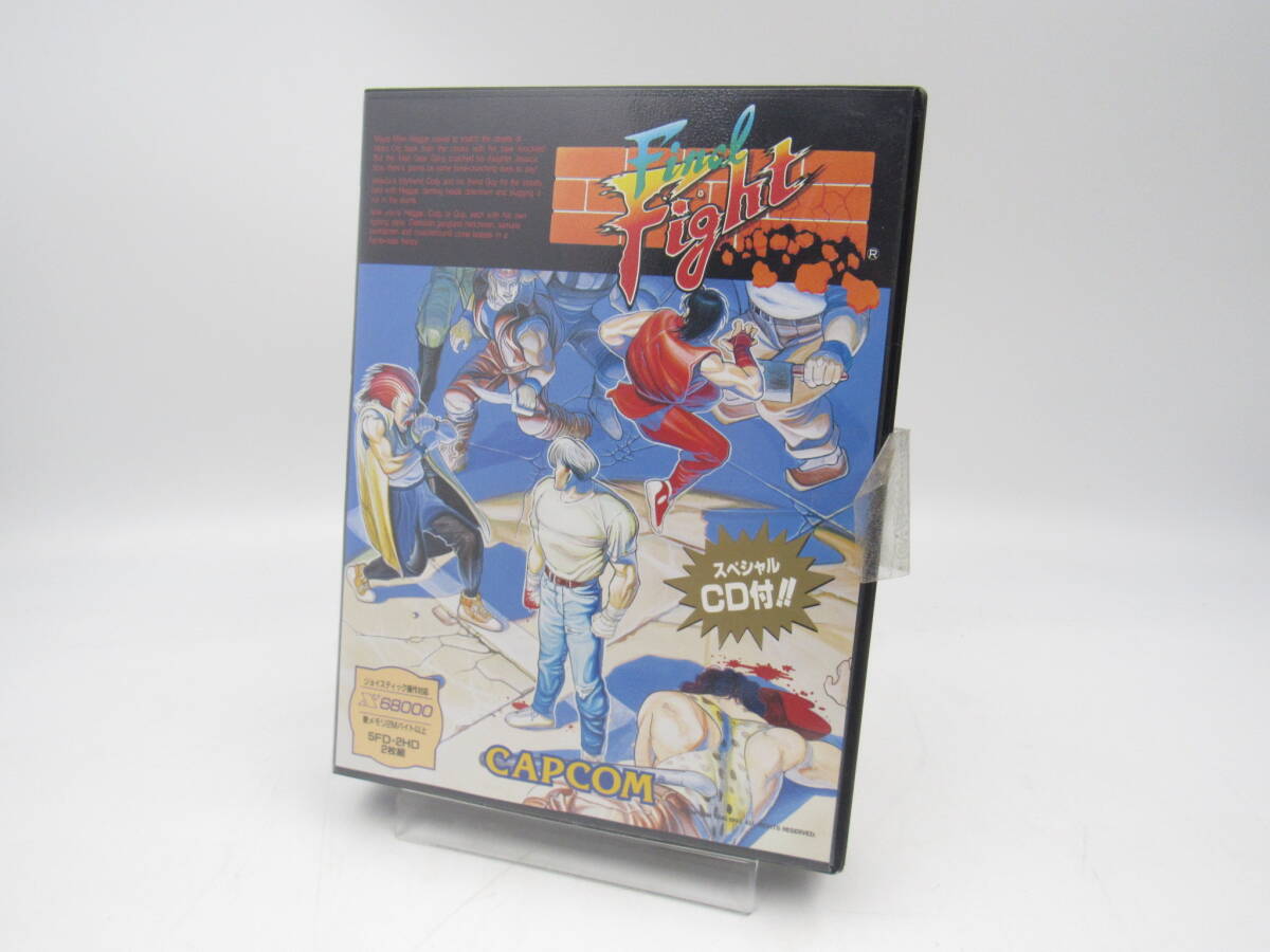 ZA4008/X68000 ソフト Final Fight ファイナルファイト ゲーム CAPCOM 保管品